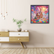 Load image into Gallery viewer, AB Diamond Painting - Full Round - Ginger Cookies and Candy House (40*40CM)
