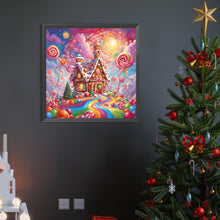 Load image into Gallery viewer, AB Diamond Painting - Full Round - Ginger Cookies and Candy House (40*40CM)
