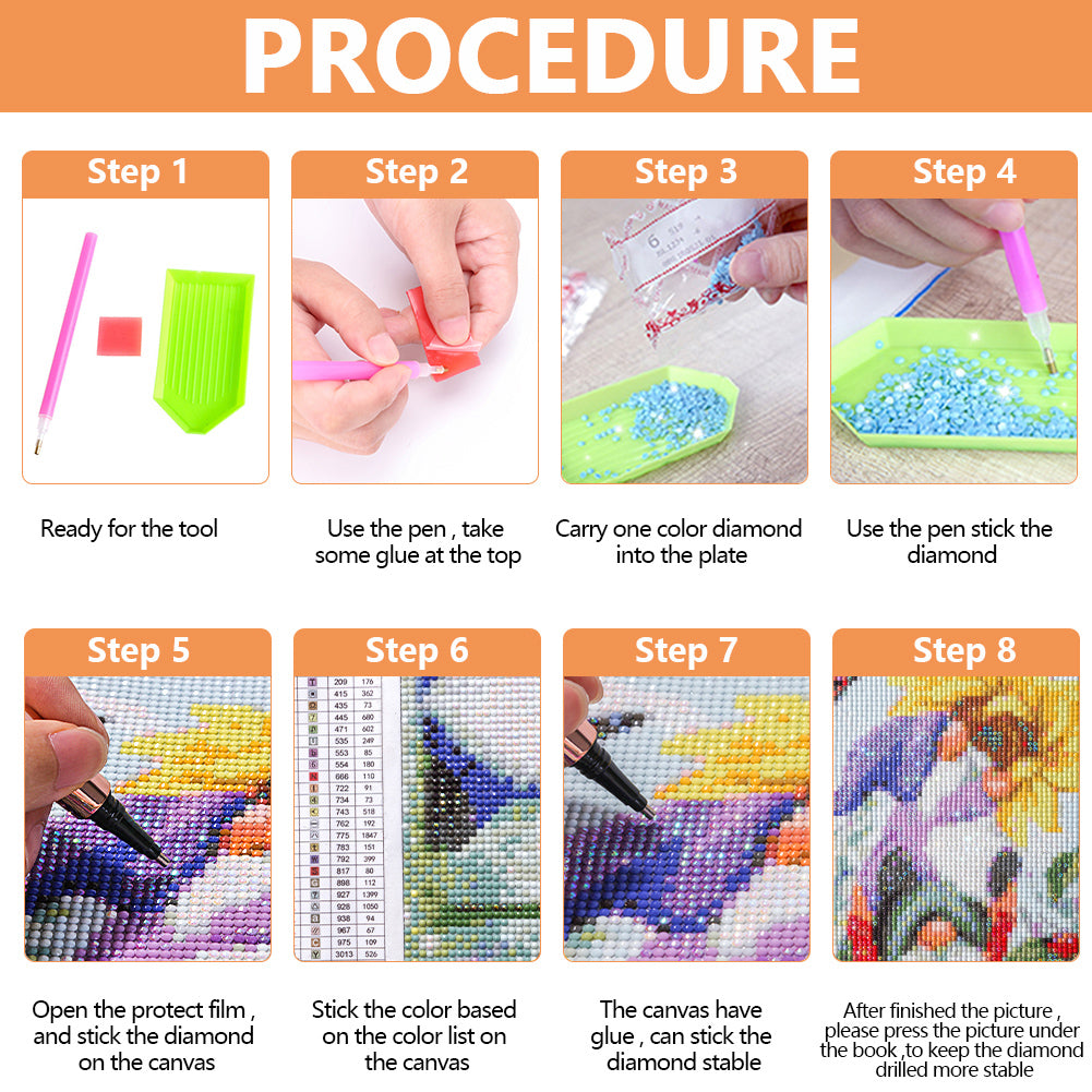 AB Diamond Painting - Full Round - snowman (40*40CM)