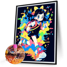 Load image into Gallery viewer, AB Diamond Painting - Full Round - Cartoon little girl (40*60CM)
