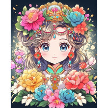 Load image into Gallery viewer, AB Diamond Painting - Full Round - Cartoon little girl (40*60CM)
