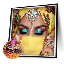 Load image into Gallery viewer, Diamond Painting - Full Round - veiled girl (30*30CM)
