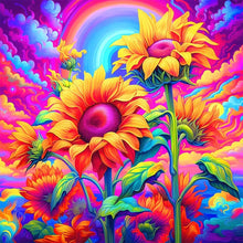 Load image into Gallery viewer, Diamond Painting - Full Round - sunflower (50*50CM)
