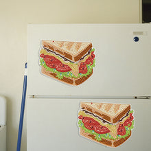Load image into Gallery viewer, Round+Special Shape Diamond Art Fridge Magnets Sticker (Sandwich)
