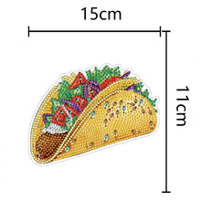 Load image into Gallery viewer, Round+Special Shape Diamond Art Fridge Magnets Sticker (Taco)
