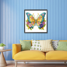 Load image into Gallery viewer, Diamond Painting - Partial Special Shaped - Butterfly (30*30CM)

