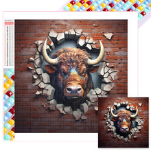 Load image into Gallery viewer, Diamond Painting - Full Square - Animals that break the wall (30*30CM)
