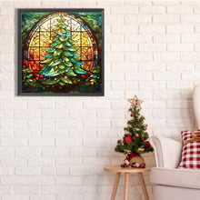 Load image into Gallery viewer, Diamond Painting - Full Square - Christmas tree (40*40CM)

