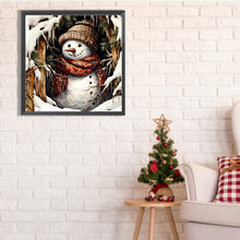 Load image into Gallery viewer, Diamond Painting - Full Square - snowman (40*40CM)
