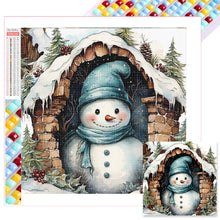 Load image into Gallery viewer, Diamond Painting - Full Square - snowman (40*40CM)
