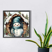 Load image into Gallery viewer, Diamond Painting - Full Square - snowman (40*40CM)
