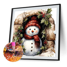 Load image into Gallery viewer, Diamond Painting - Full Square - snowman (40*40CM)
