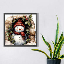 Load image into Gallery viewer, Diamond Painting - Full Square - snowman (40*40CM)
