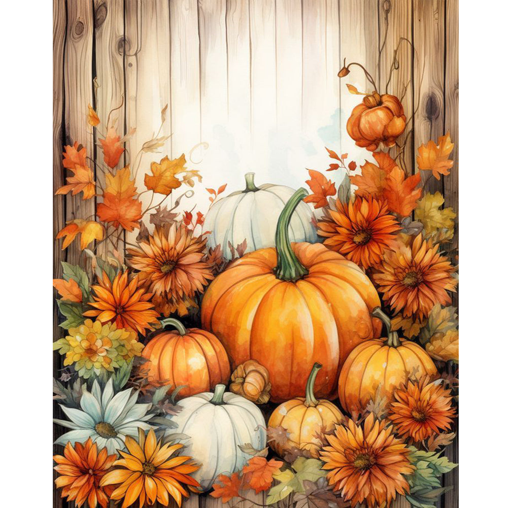 Diamond Painting - Full Round - pumpkin (40*50CM)