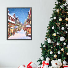 Load image into Gallery viewer, Diamond Painting - Full Round - Christmas snow scene (30*40CM)
