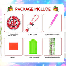 Load image into Gallery viewer, Double Sided Rhinestone Painting Keychain Pendant for Adult (Chatham Town F.C.)
