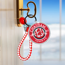 Load image into Gallery viewer, Double Sided Rhinestone Painting Keychain Pendant for Adult (Chatham Town F.C.)
