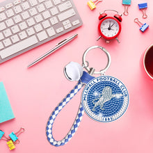 Load image into Gallery viewer, Double Sided Rhinestone Painting Keychain Pendant for Kid Adult (Millwall F.C.)
