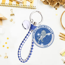Load image into Gallery viewer, Double Sided Rhinestone Painting Keychain Pendant for Kid Adult (Millwall F.C.)
