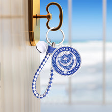 Load image into Gallery viewer, Double Sided Rhinestone Painting Keychain Pendant for Kid Adult(Portsmouth F.C.)
