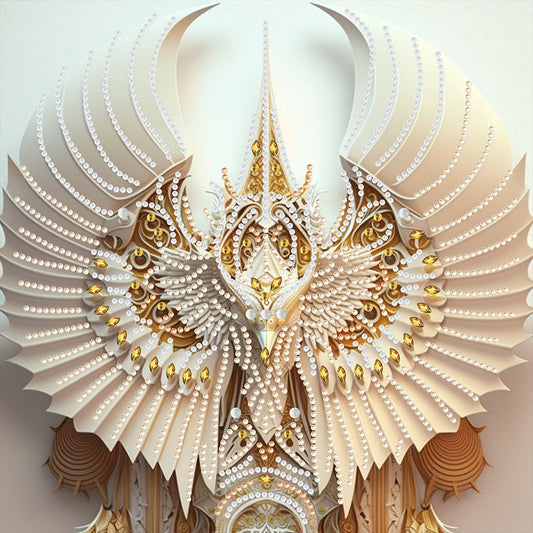Diamond Painting - Partial Special Shaped - wing (30*30CM)
