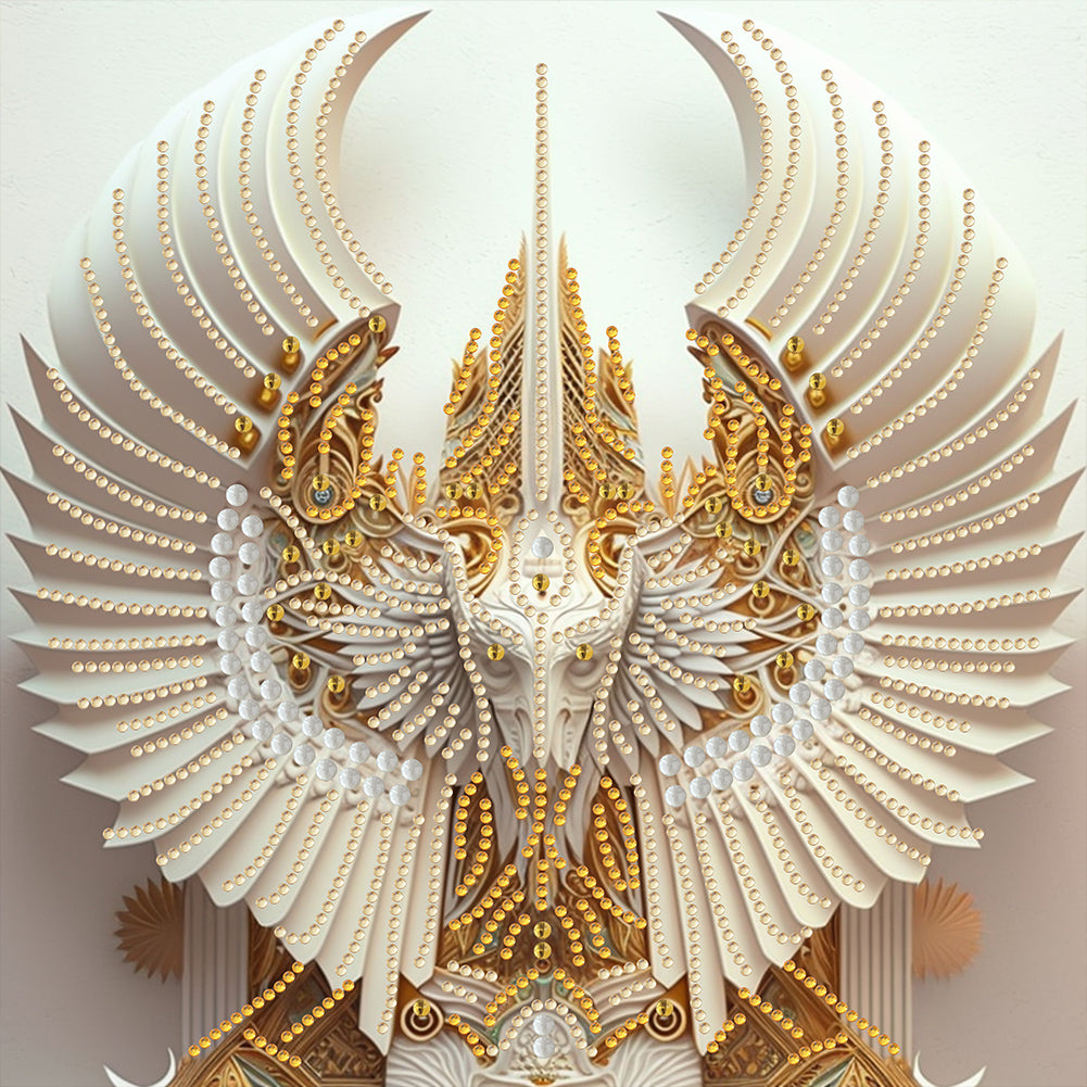 Diamond Painting - Partial Special Shaped - wing (30*30CM)
