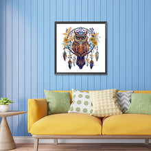 Load image into Gallery viewer, Diamond Painting - Partial Special Shaped - Owl Dream Catcher (30*30CM)
