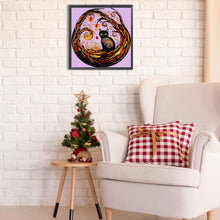 Load image into Gallery viewer, Diamond Painting - Partial Special Shaped - black cat (30*30CM)
