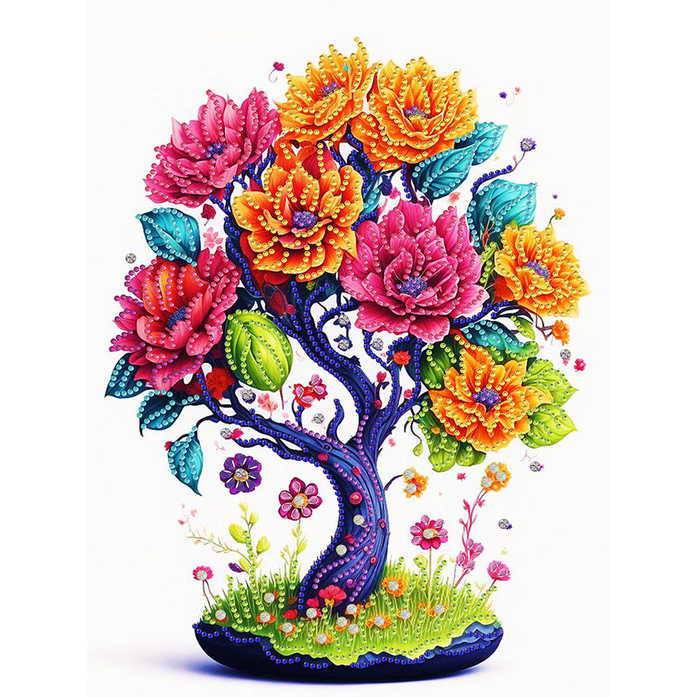 Diamond Painting - Partial Special Shaped - money tree (30*40CM)