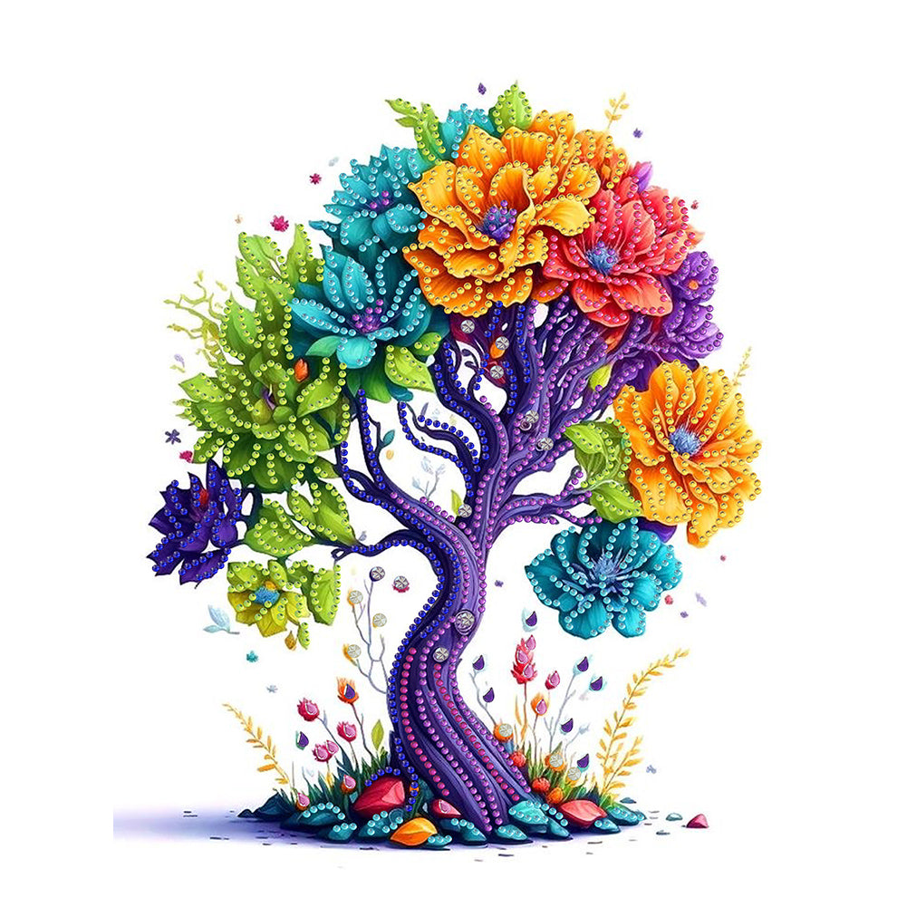 Diamond Painting - Partial Special Shaped - money tree (30*40CM)