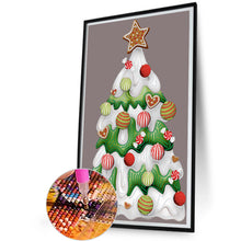 Load image into Gallery viewer, Diamond Painting - Partial Special Shaped - winter landscape christmas tree (30*50CM)
