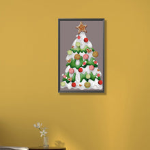 Load image into Gallery viewer, Diamond Painting - Partial Special Shaped - winter landscape christmas tree (30*50CM)
