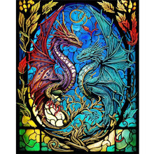 Load image into Gallery viewer, Diamond Painting - Partial Special Shaped - Ssangyong (40*50CM)
