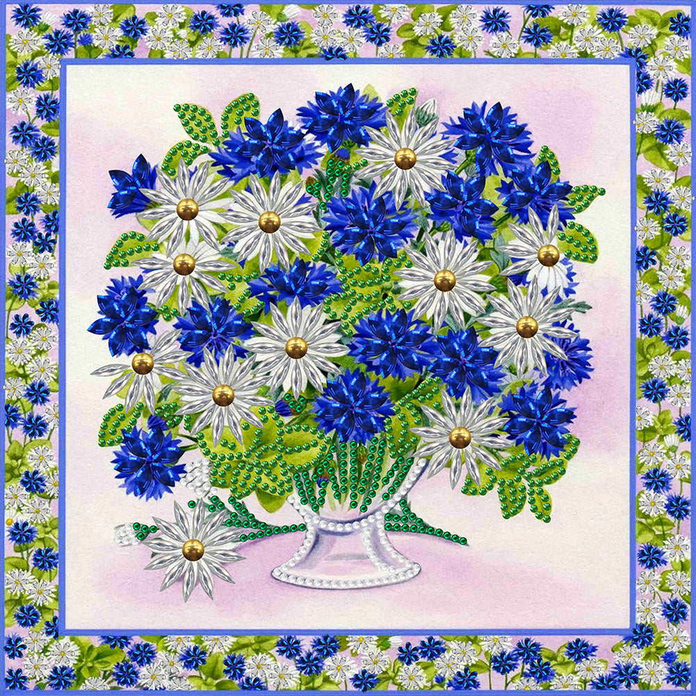 Diamond Painting - Partial Special Shaped - bouquet (30*30CM)