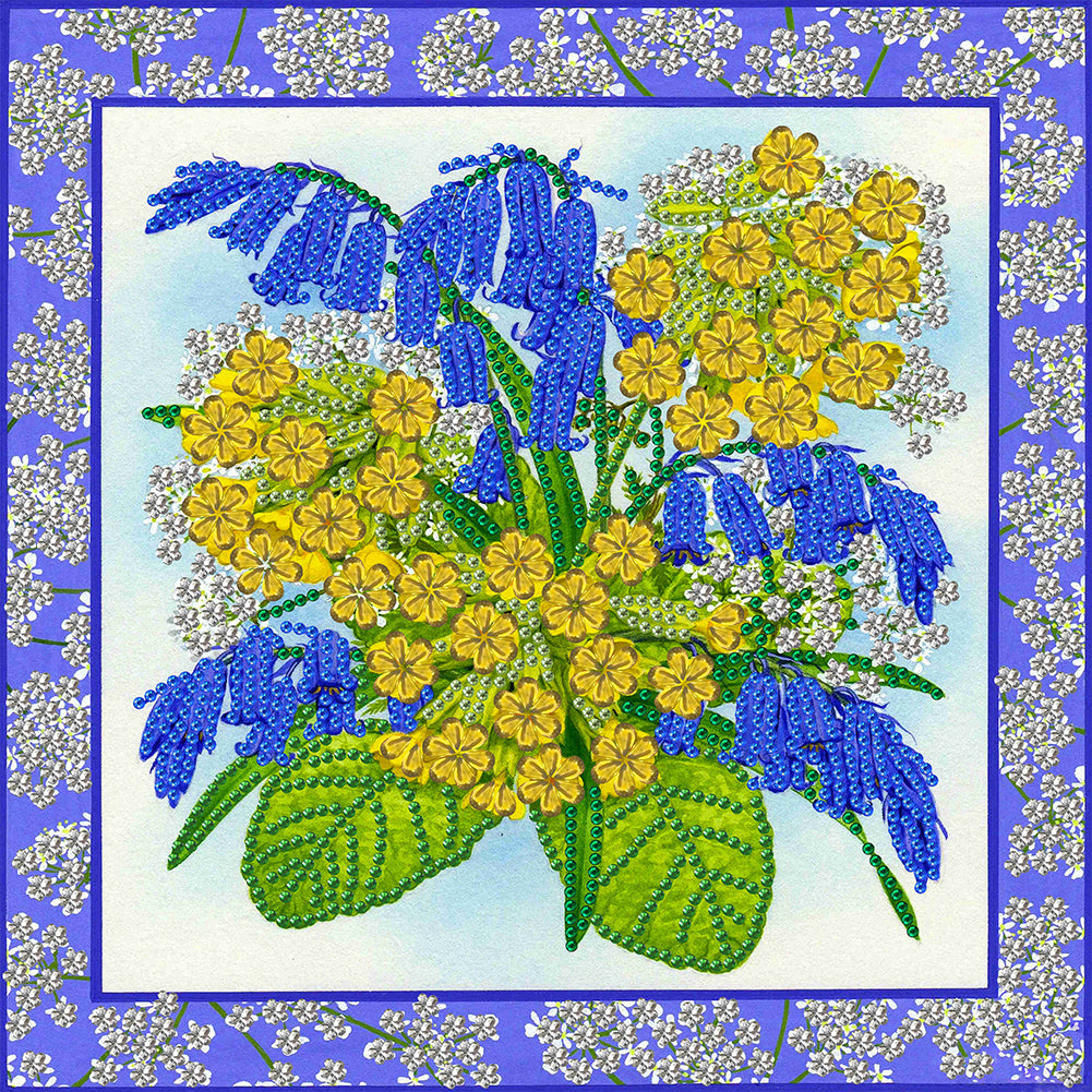 Diamond Painting - Partial Special Shaped - bouquet (30*30CM)
