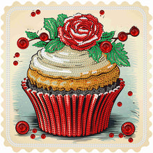 Load image into Gallery viewer, Diamond Painting - Partial Special Shaped - Cup cake (30*30CM)
