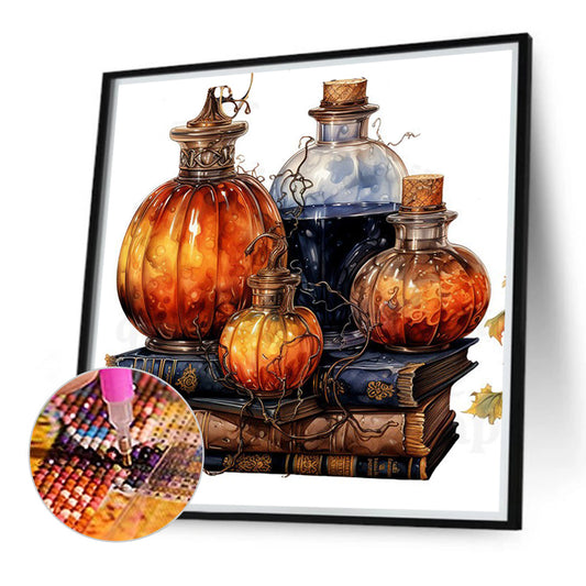 Diamond Painting - Full Round - Magic Book House (40*40CM)