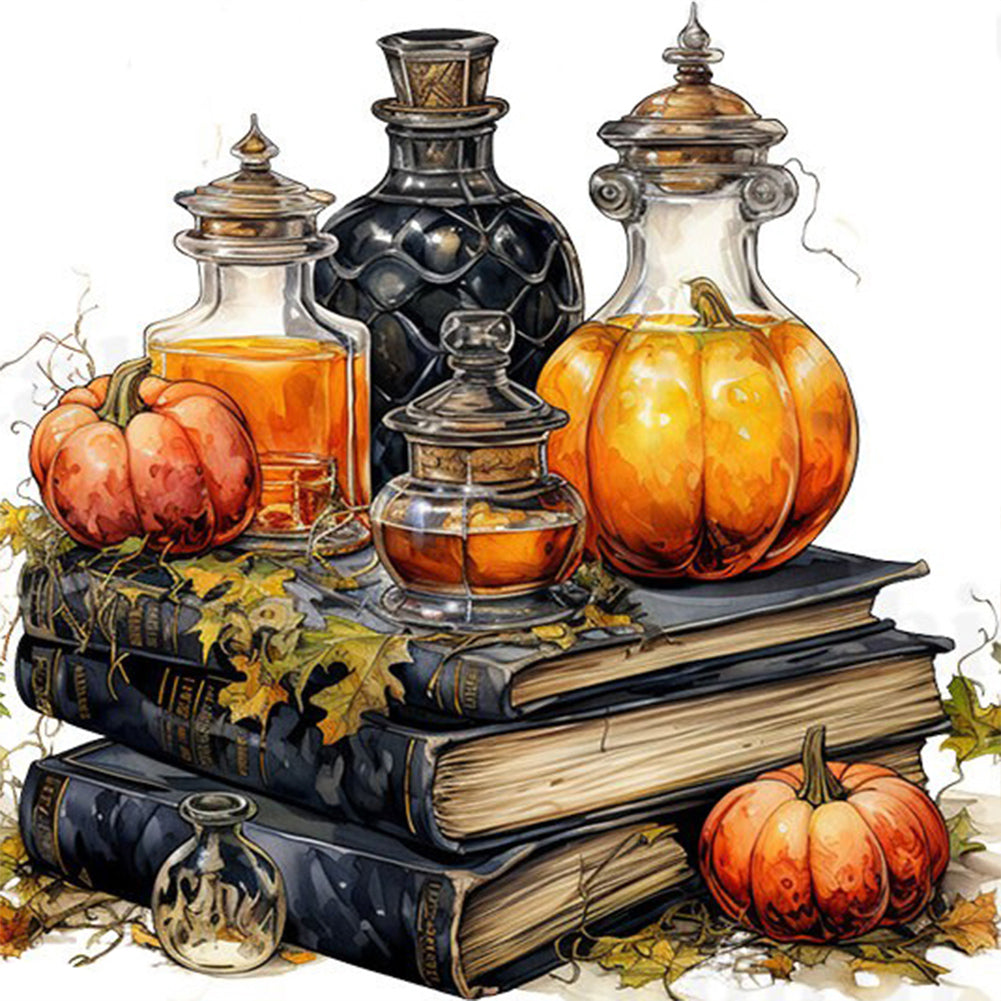 Diamond Painting - Full Round - Magic Book House (40*40CM)