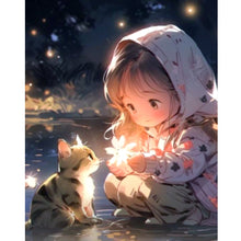 Load image into Gallery viewer, Diamond Painting - Full Round - cat (40*50CM)
