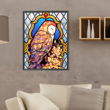 Load image into Gallery viewer, Diamond Painting - Full Round - golden flower and owl (30*40CM)
