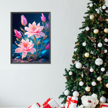 Load image into Gallery viewer, Diamond Painting - Full Round - pink flowers (30*40CM)
