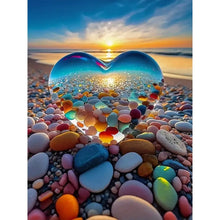 Load image into Gallery viewer, Diamond Painting - Full Round - Dream Beach Love Stone (30*40CM)
