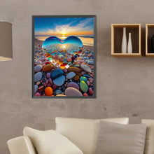 Load image into Gallery viewer, Diamond Painting - Full Round - Dream Beach Love Stone (30*40CM)
