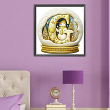 Load image into Gallery viewer, Diamond Painting - Full Round - Christmas crystal ball G (50*50CM)
