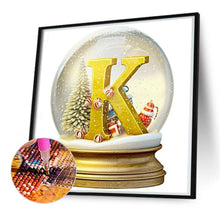 Load image into Gallery viewer, Diamond Painting - Full Round - Christmas crystal ball K (50*50CM)
