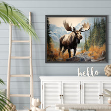 Load image into Gallery viewer, Diamond Painting - Full Round - moose (40*30CM)
