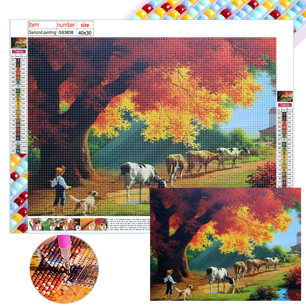 Diamond Painting - Full Round - Cowboy (40*30CM)