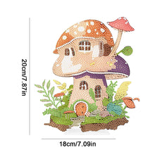 Load image into Gallery viewer, Mushroom House Round 5D DIY Diamond Art Tabletop Decorations for Office Decor
