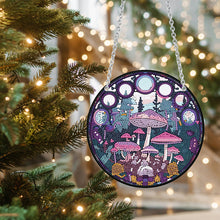 Load image into Gallery viewer, Mushroom Acrylic Round 5D DIY Diamond Painting Dots Pendant for Home Wall Decor
