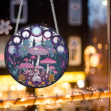 Load image into Gallery viewer, Mushroom Acrylic Round 5D DIY Diamond Painting Dots Pendant for Home Wall Decor
